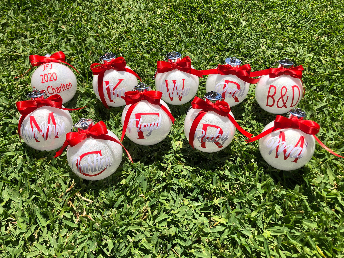 Personalised Christmas Baubles